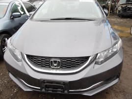 2014 HONDA CIVIC LX 4DR GRAY 1.8L AT A18736